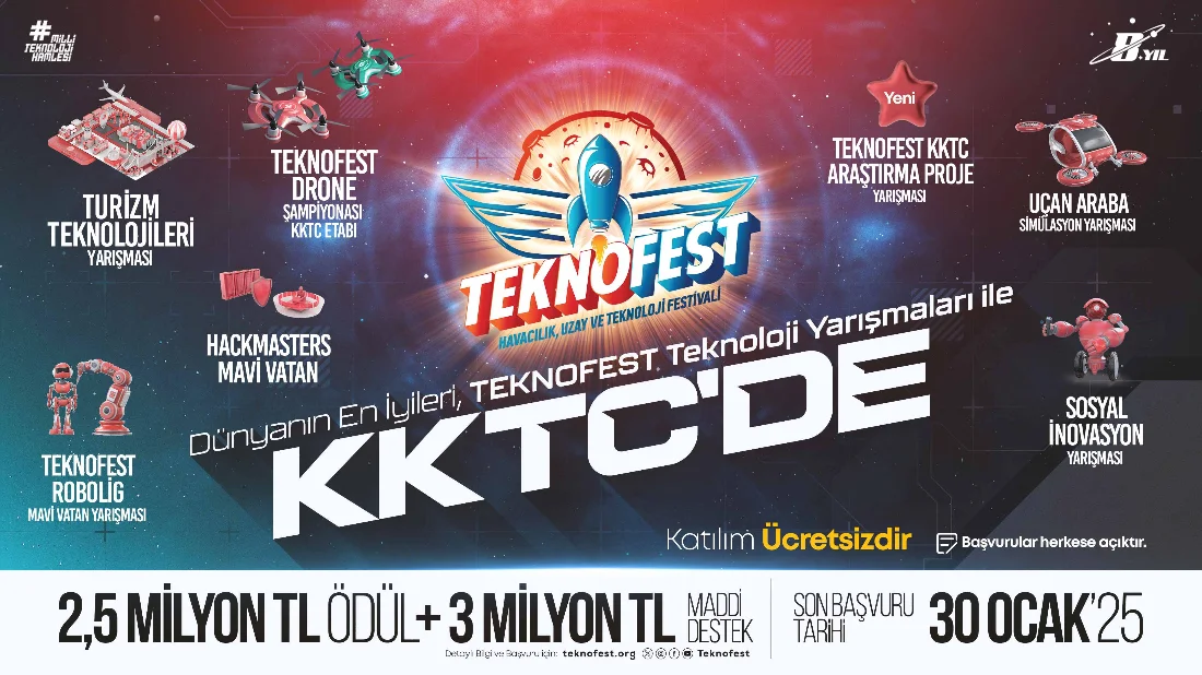 TEKNOFEST KKTC kapılarını açıyor